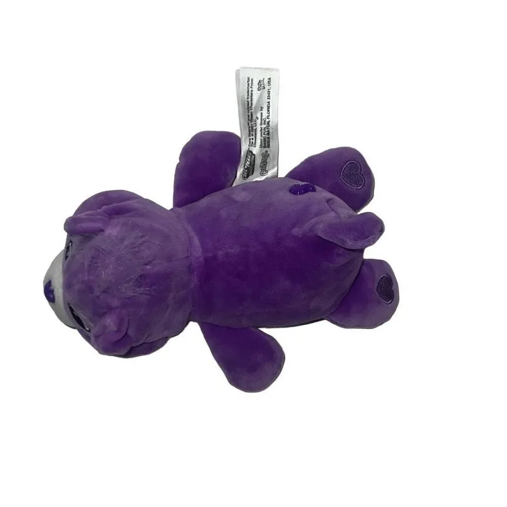 Care Bears Share Bear Cutetitos Purple Plush Toy Lollipop Candy Small 7”